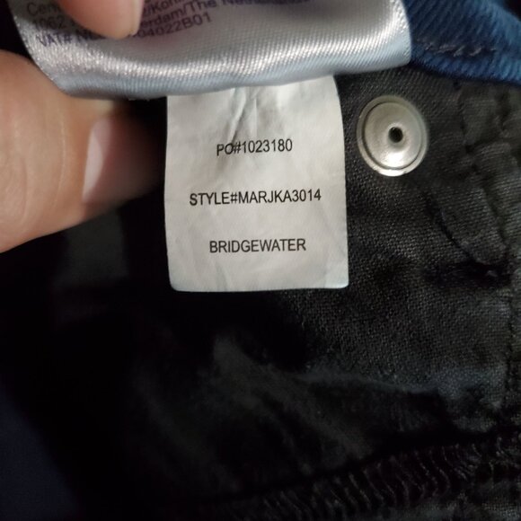 NYDJ Jeans Womens 10 Blue Bridgewater Wide Leg Stretch Denim Cropped - Picture 5 of 14